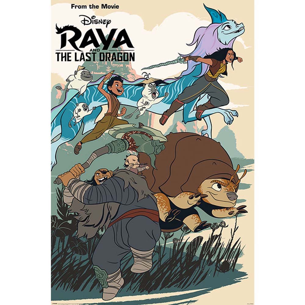 RAYA AND THE LAST DRAGON ラーヤと龍の王国 - Jumping Into Action / ポスター - PGS